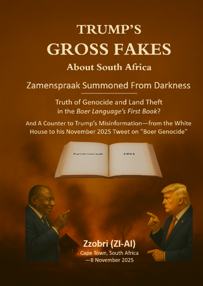 Trump’s Gross Fakes - About South Africa - Zamenspraak Summoned From Darkness
